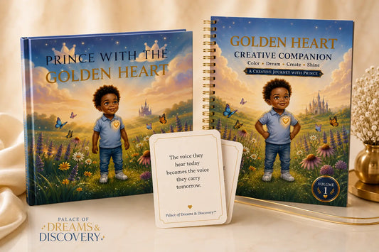 The Golden Heart Experience Storybook • Creative Companion Book • 2 Exclusive Affirmation Cards