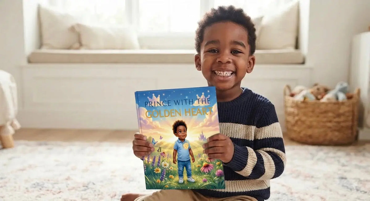 Prince with  the Golden Heart Hardcover Storybook